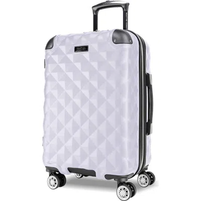 Kenneth Cole Diamond Tower 20-inch Carry-on Hardside Luggage In Purple