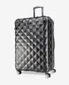 Kenneth Cole Diamond Tower Hard Side Expandable Suitcase In Black