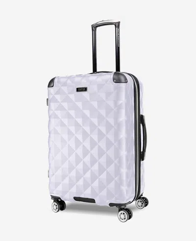 Kenneth Cole Diamond Tower Hard Side Expandable Suitcase In Purple