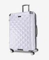 Kenneth Cole Diamond Tower Hard Side Expandable Suitcase In Purple