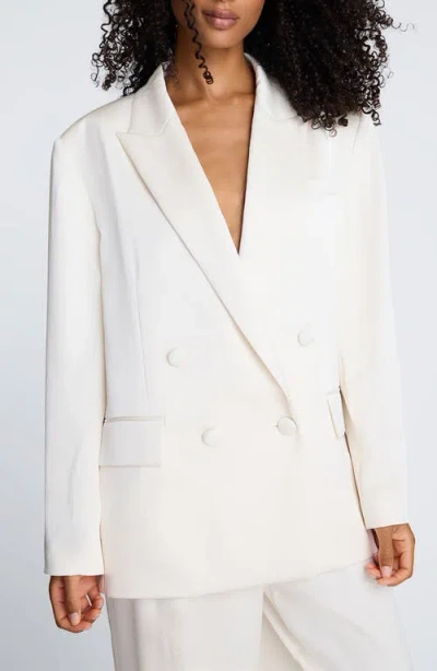 KENNETH COLE KENNETH COLE DOUBLE BREASTED BOYFRIEND BLAZER