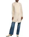 Kenneth Cole Double Face Wool-blend Coat In Neutral