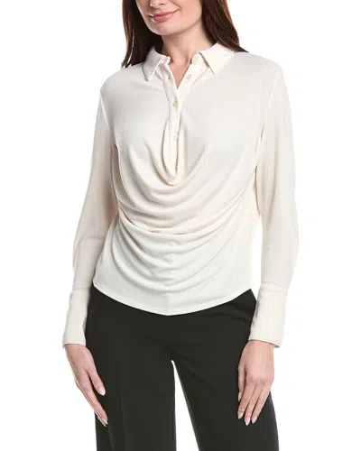 Kenneth Cole Drape Top In Brown