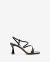 Kenneth Cole Dreama Patent Strappy Heel Sandal In Black Patent