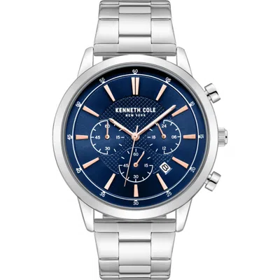Kenneth Cole Dress Sport Chronograph Bracelet Watch, 44mm