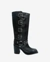 Kenneth Cole Emmett Knee High Boot In Black Leather