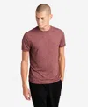 Kenneth Cole Essential Crew Neck Active Tee In Pink