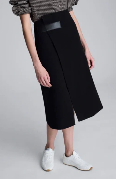 KENNETH COLE KENNETH COLE FAUX WRAP SKIRT