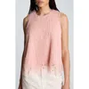 Kenneth Cole Feather Swing Tank In Pink
