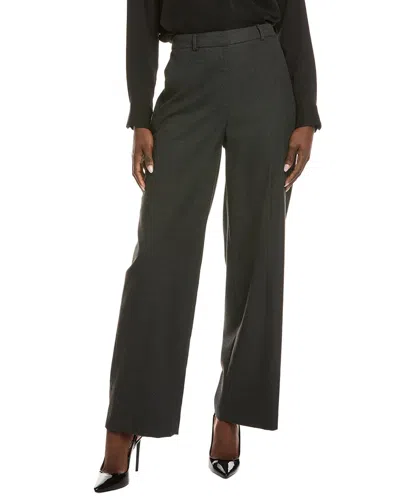 Kenneth Cole Flannel Wide Leg Pant In Gray