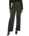 Kenneth Cole Flannel Wide Leg Pant In Gray