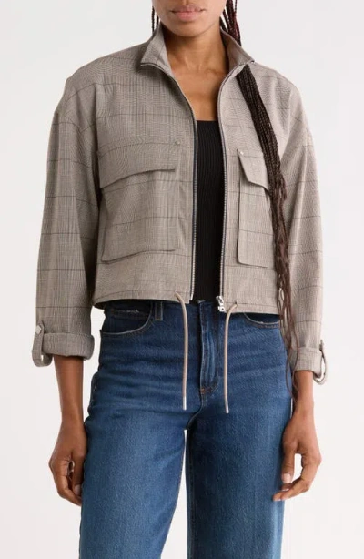 Kenneth Cole Flap Pocket Jacket In Gray
