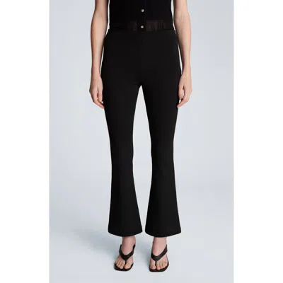 Kenneth Cole Flare Leg Pull-on Pants In Black