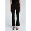 Kenneth Cole Flare Leg Pull-on Pants In Black