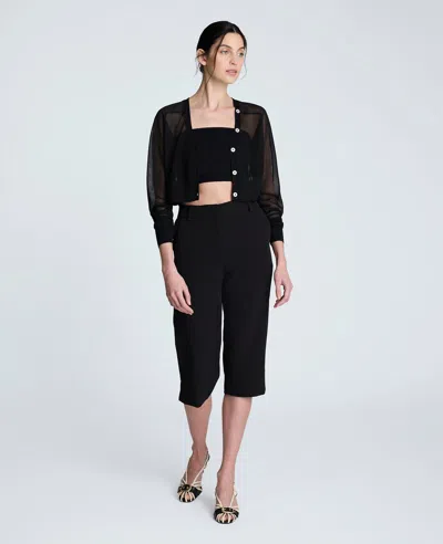 Kenneth Cole Fly Front Invisible Zipper Pedal Pusher Pant
