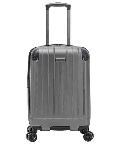 Kenneth Cole Flying Axis 20in Expandable Carry-on In Silver