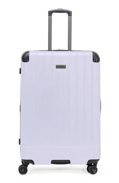 Kenneth Cole Flying Axis 24-inch Hardside Spinner Luggage In Purple