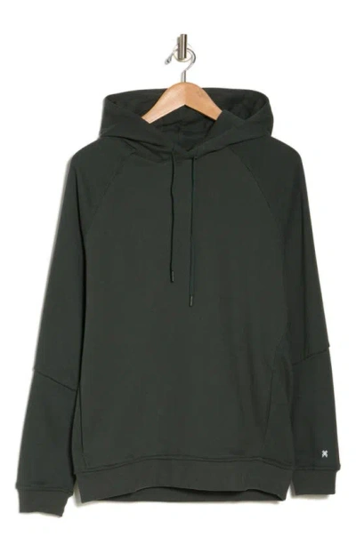 Kenneth Cole French Terry Raglan Sleeve Hoodie In Smoked Spruce