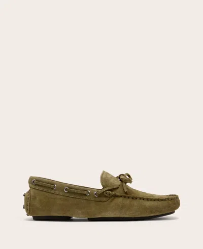 Kenneth Cole Gentle Souls - Hermoso Suede Driver In Green