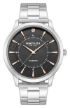 Kenneth Cole Genuine Diamond Bracelet Watch, 44mm