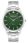 Kenneth Cole Genuine Diamond Bracelet Watch, 44mm
