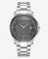 Kenneth Cole Genuine Diamond Strap Watch In Metallic