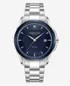 Kenneth Cole Genuine Diamond Strap Watch In Metallic