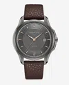 Kenneth Cole Genuine Diamond Strap Watch In Black