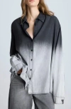 Kenneth Cole Gradient Dye Oversized Shirt