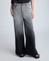 Kenneth Cole Gradient Dyed Wide Leg Jeans In Gradient Nik Wash