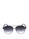 Kenneth Cole Gradient Pilot-frame Sunglasses In Blue