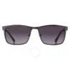 Kenneth Cole Gradient Smoke Square Men's Sunglasses Kc1329 09b 57