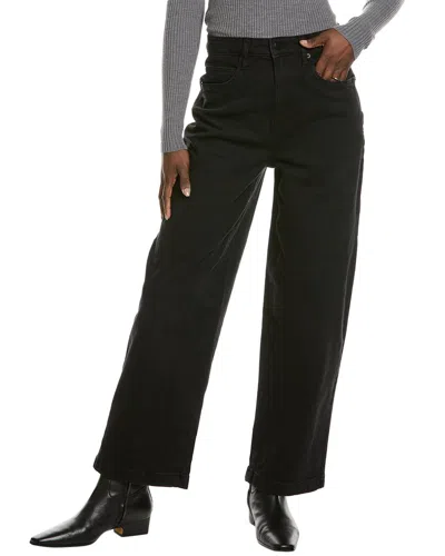 Kenneth Cole High-rise Barrel Leg Jean In Black