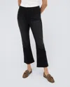 Kenneth Cole Women's Denim High Rise Cropped Kick Flare Pants In Nik Wash