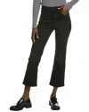 Kenneth Cole High-rise Cropped Kick Flare Jean In Black