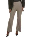 Kenneth Cole High Rise Flare Pant In Brown