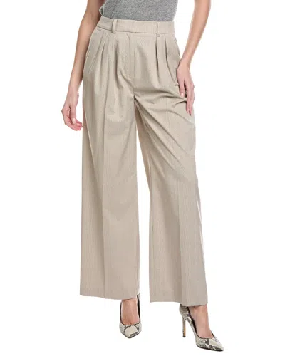 Kenneth Cole High-rise Wide Leg Pant In Neutral