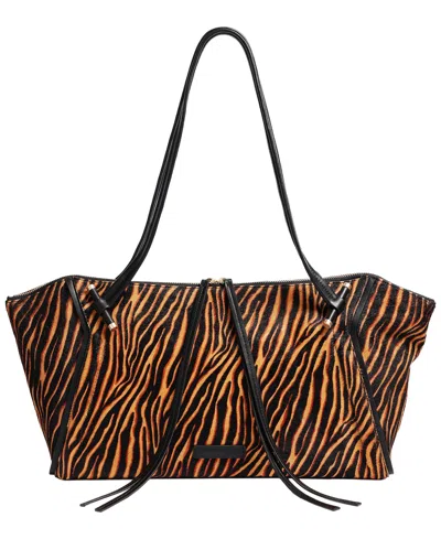 Kenneth Cole Highline East West Leather Extra-large Tote Handbag In Brown