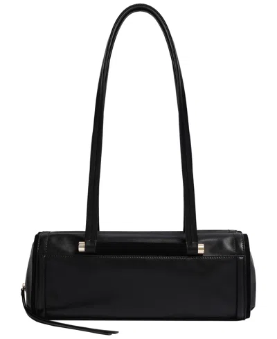 Kenneth Cole Highline East West Leather Medium Shoulder Handbag In Black
