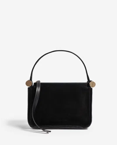 Kenneth Cole Highline Small Suede Top Handle Bag In Black