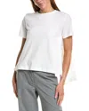 Kenneth Cole High-low Pleated Back T-shirt In Animal Print