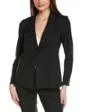 Kenneth Cole Satin Jacket In Black