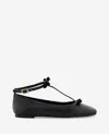 Kenneth Cole Juliet T-strap Flat In Black Leather