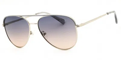 Kenneth Cole Kc2977 10b Women's Sunglasses Silver Size 59 In White