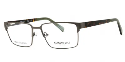 Kenneth Cole Kc50008 Men's Glasses, Gunmetal, Size 56 In Red