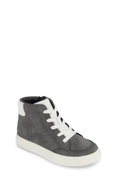 Kenneth Cole Kids' Aaron Dutton High Top Sneaker In Gray
