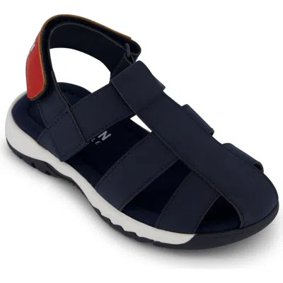 Kenneth Cole Kids' Benjamin Casey Fisherman Sandal In Blue