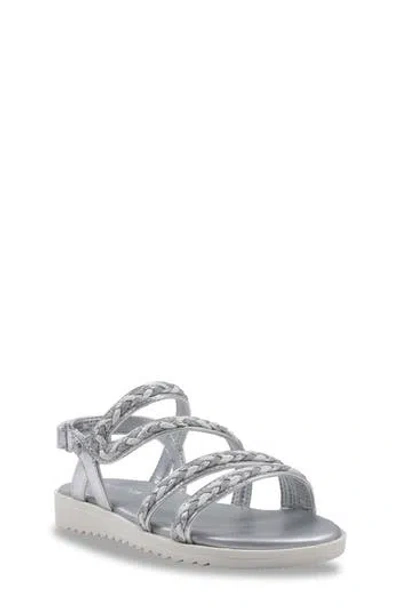 Kenneth Cole Kids' Lotus Rina Sandal In Silver