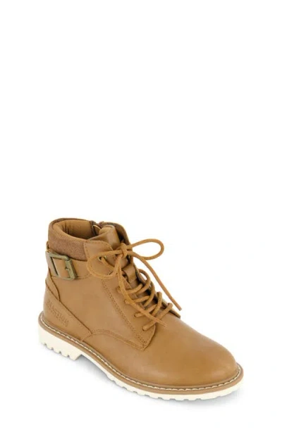 Kenneth Cole Kids' Pace Zamir Lace-up Boot In Brown