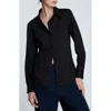 Kenneth Cole Knit Button-up Shirt In Animal Print